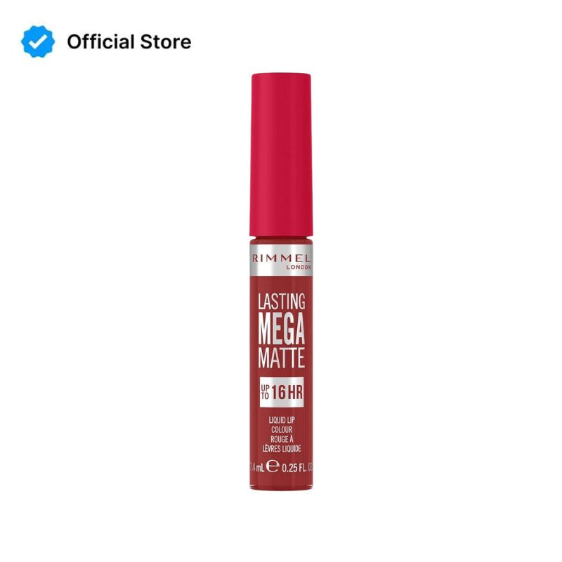 Rimmel Lasting Mega Matte Long Lasting Liquid Matte Lipstick | 500 Fire Starter | Best Price in Pakistan original skincare product Pakistan مرکزی تصویر