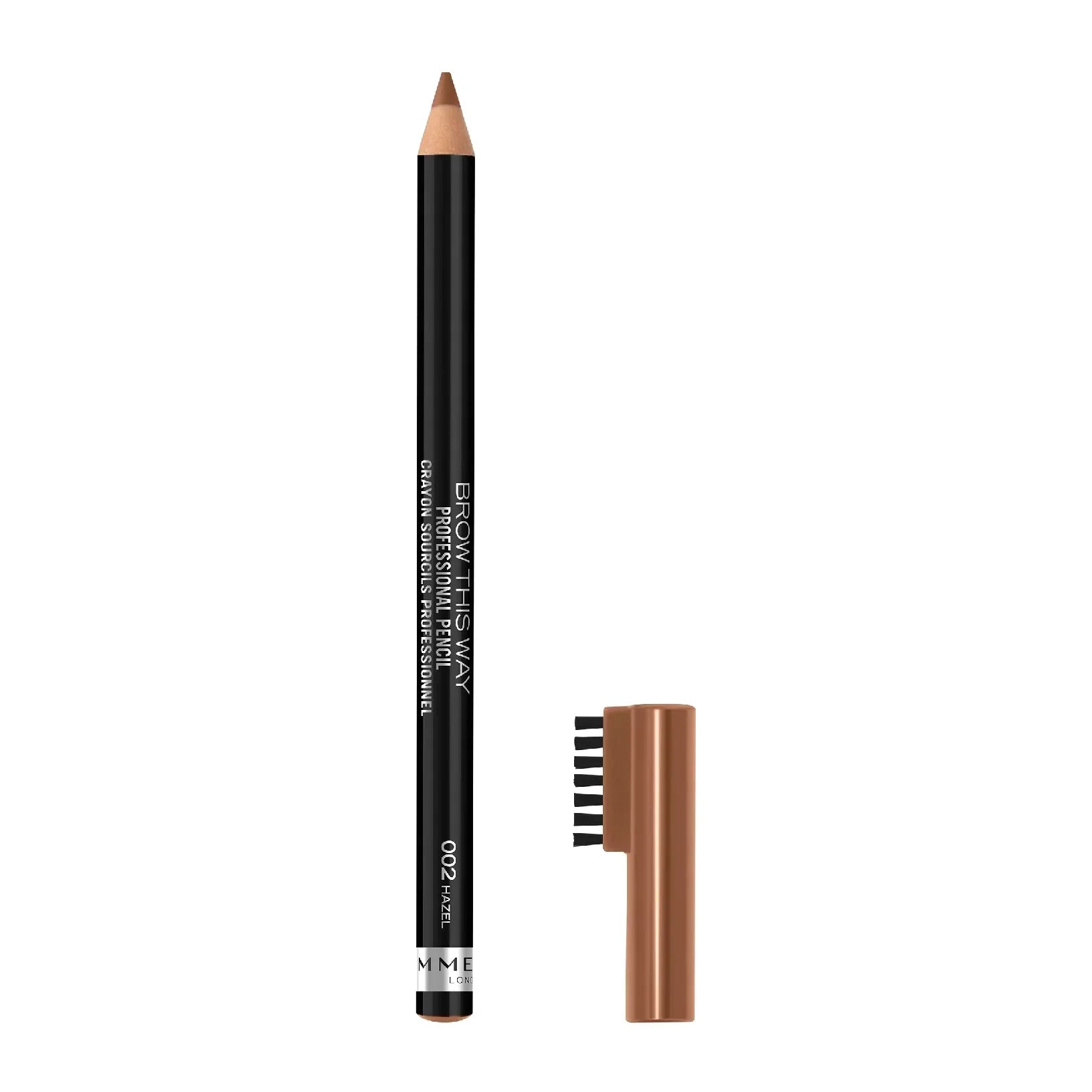 Rimmel Brow This Way Professional Pencil | Hazel | Best Price in Pakistan original skincare product Pakistan Main image
