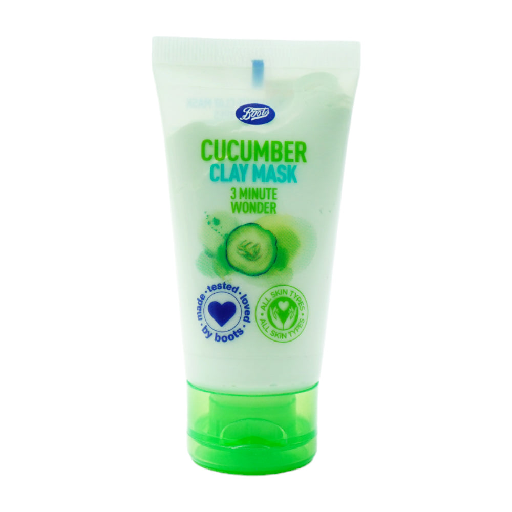 BOOTS CUCUMBER 3 MINT CLAY MASK TUBE 50 ML PC | Best Price in Pakistan original skincare product Pakistan Main image