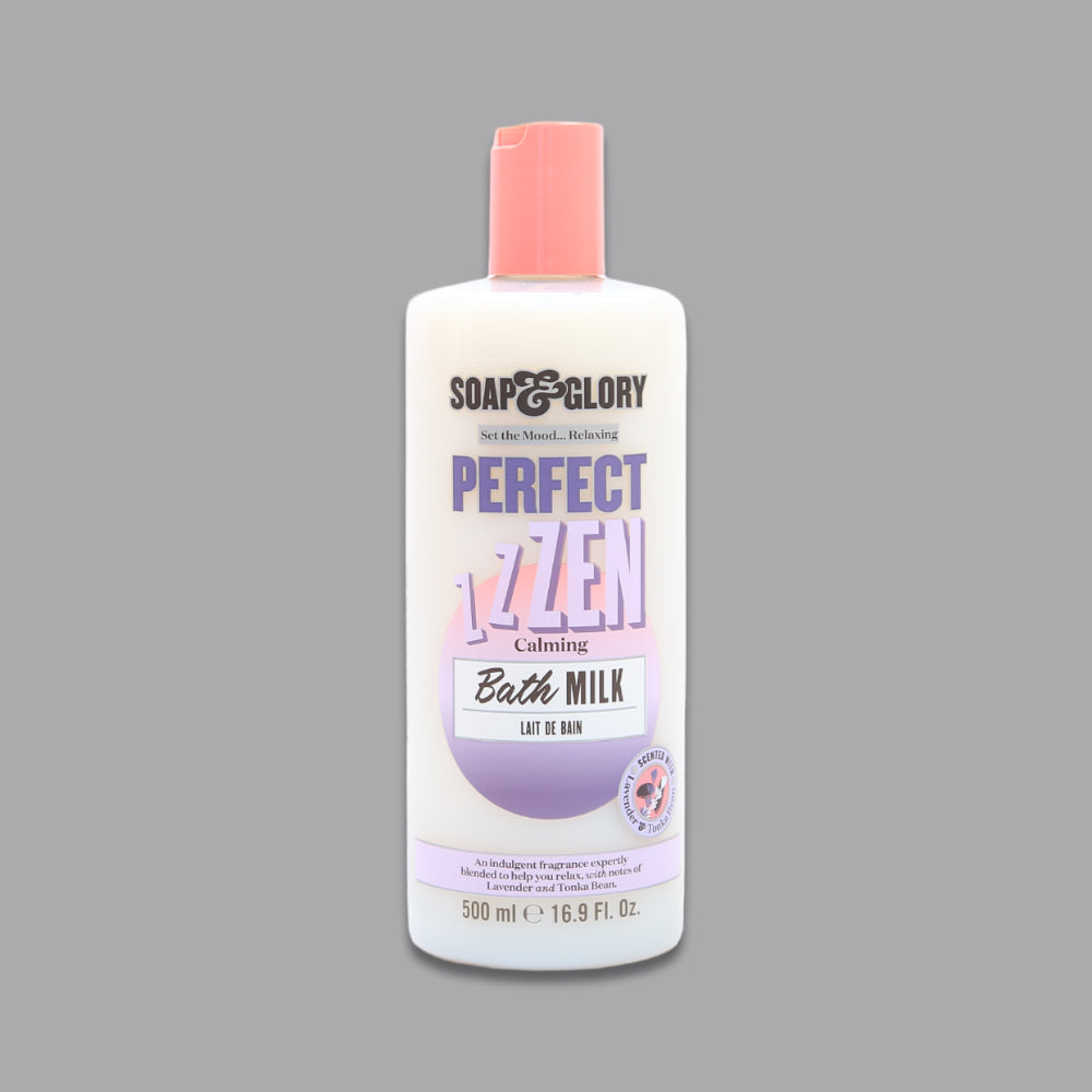 SOAP & GLORY PERFECT ZEN CALMING BATH MILK 500ML | Best Price in Pakistan original skincare product Pakistan