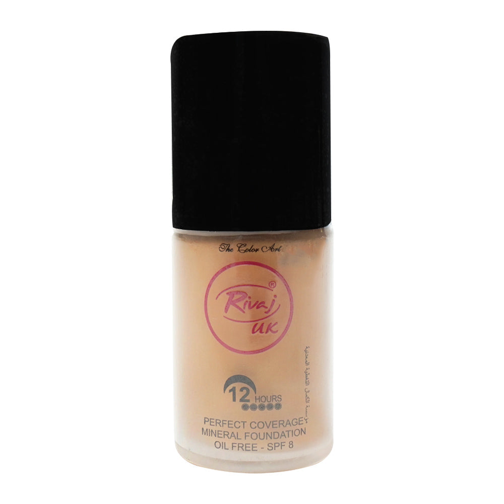 RIVAJ MINERAL FOUNDATION (NEW) LIGHT BEIGE | Best Price in Pakistan original skincare product Pakistan