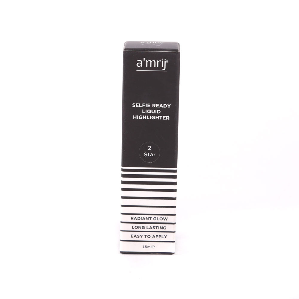 AMRIJ #02 SELFIE READY LIQUID HIGHLIGHTER | Best Price in Pakistan original skincare product Pakistan