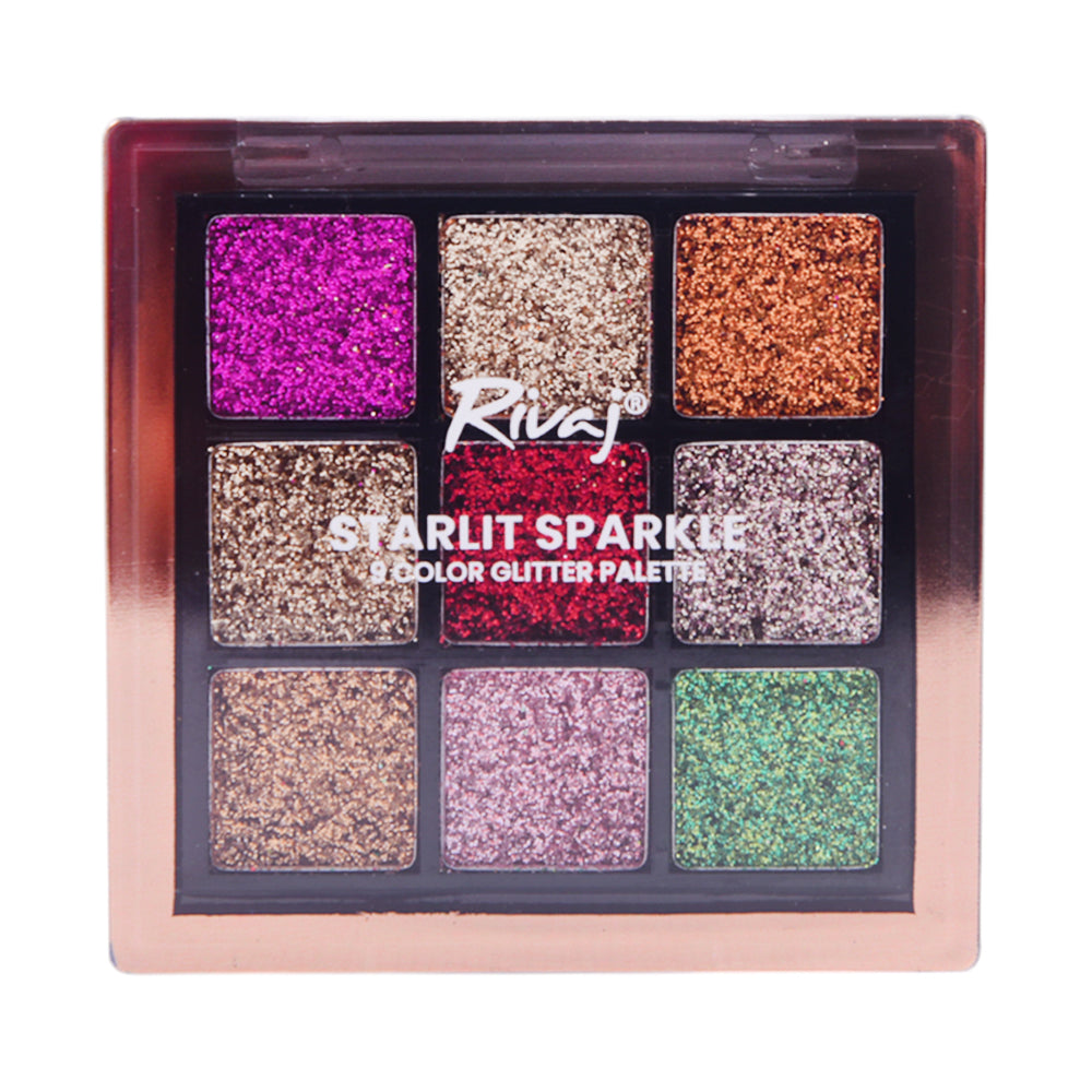 RIVAJ STARLIT SPARKLE GLITTER PALETTE NO.4 | Best Price in Pakistan original skincare product Pakistan Main image