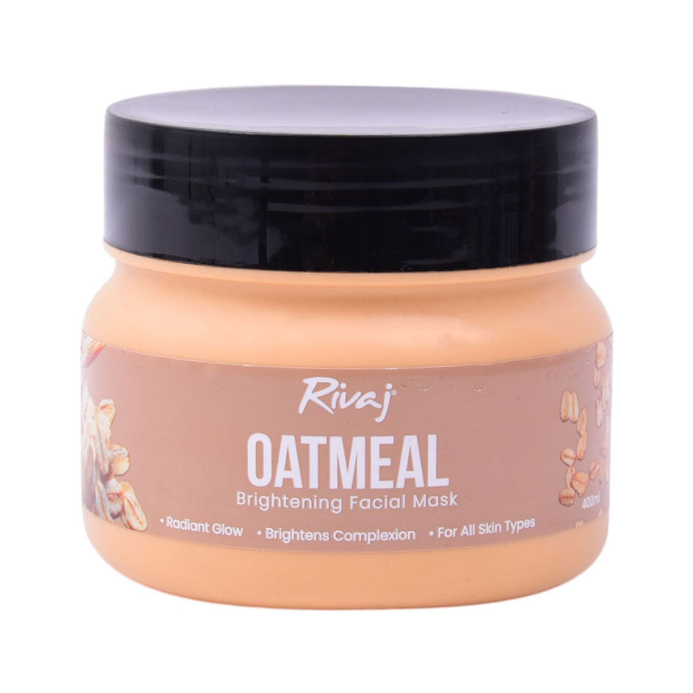 RIVAJ OATMEAL MUD MASK 400ML | Best Price in Pakistan original skincare product Pakistan مرکزی تصویر