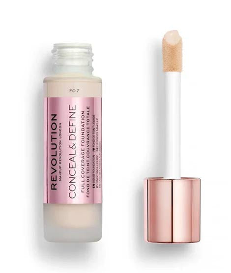 Revolution | Conceal & Define Foundation | F0.7 | Best Price in Pakistan original skincare product Pakistan مرکزی تصویر
