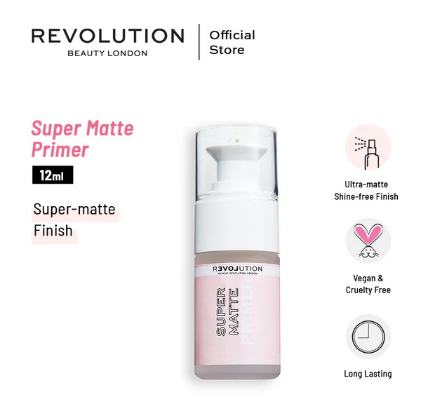 Revolution | Relove Super Matte Primer | Best Price in Pakistan original skincare product Pakistan مرکزی تصویر