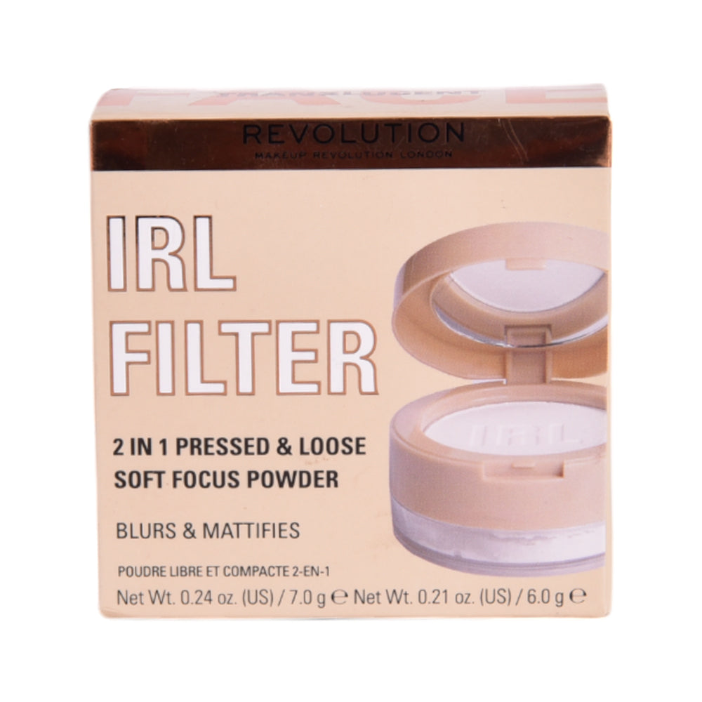 REVOLUTION IRL FILTER 2IN1 PRESSED & LOOSE POWDER 6.0G | Best Price in Pakistan original skincare product Pakistan