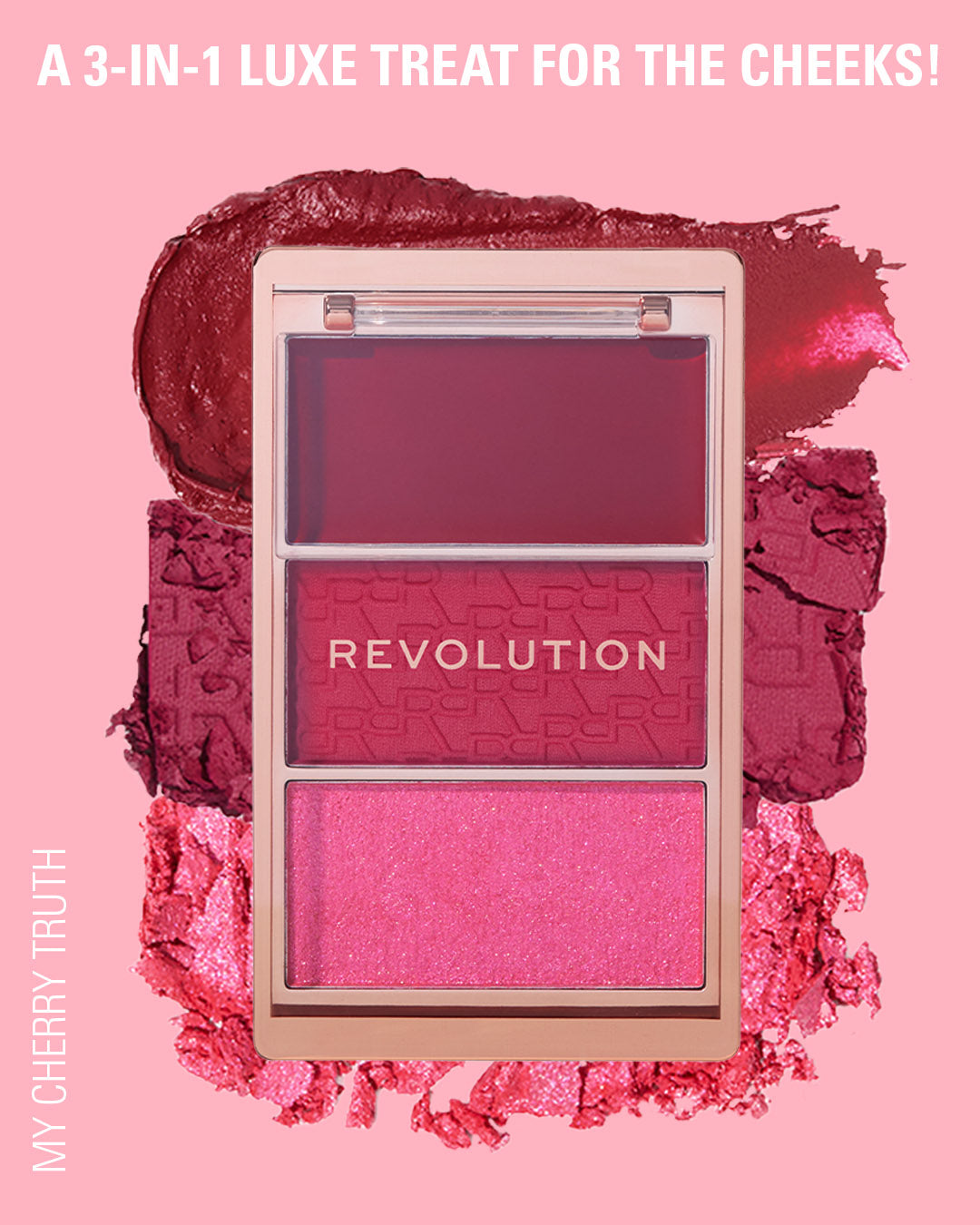Revolution | Blush Icon Palette | My Cherry Truth | Best Price in Pakistan original skincare product Pakistan