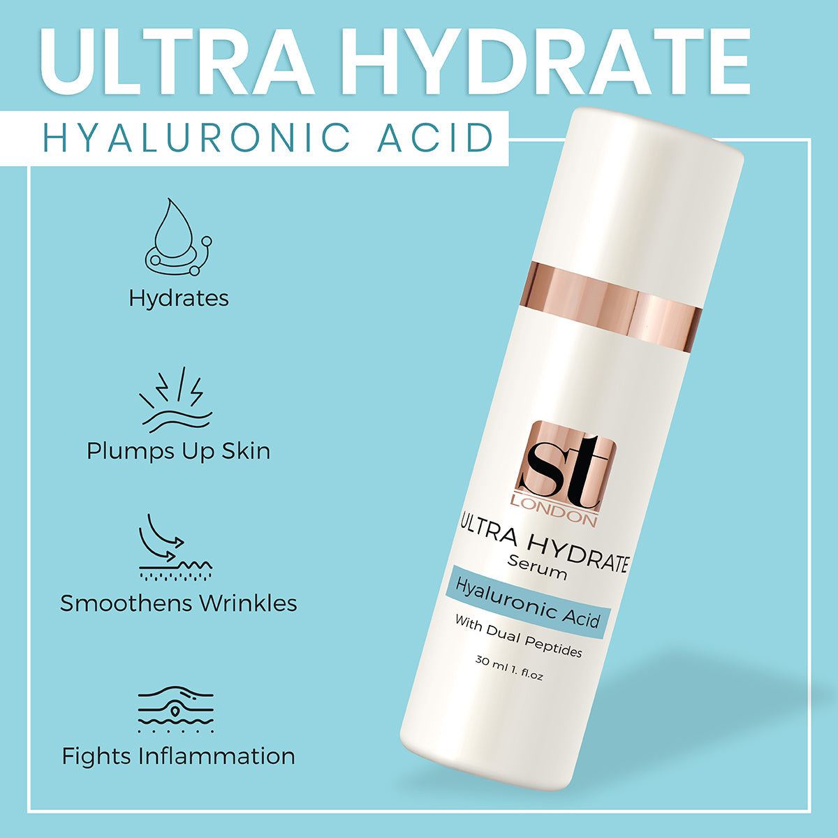 ST London Ultra Hydrate Serum 30ML | Best Price in Pakistan original skincare product Pakistan Main image