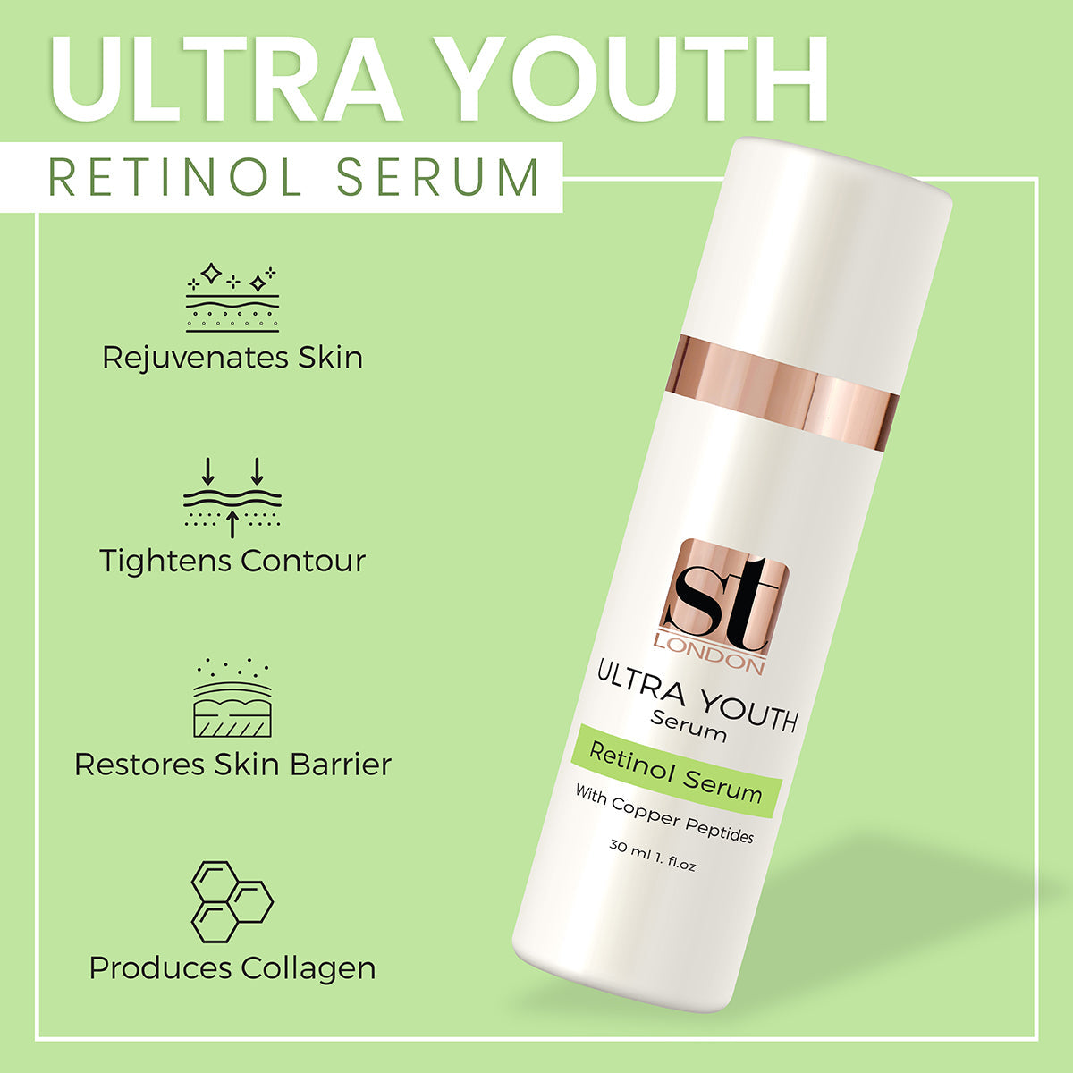 ST London Ultra Youth Serum 30 ML | Best Price in Pakistan original skincare product Pakistan