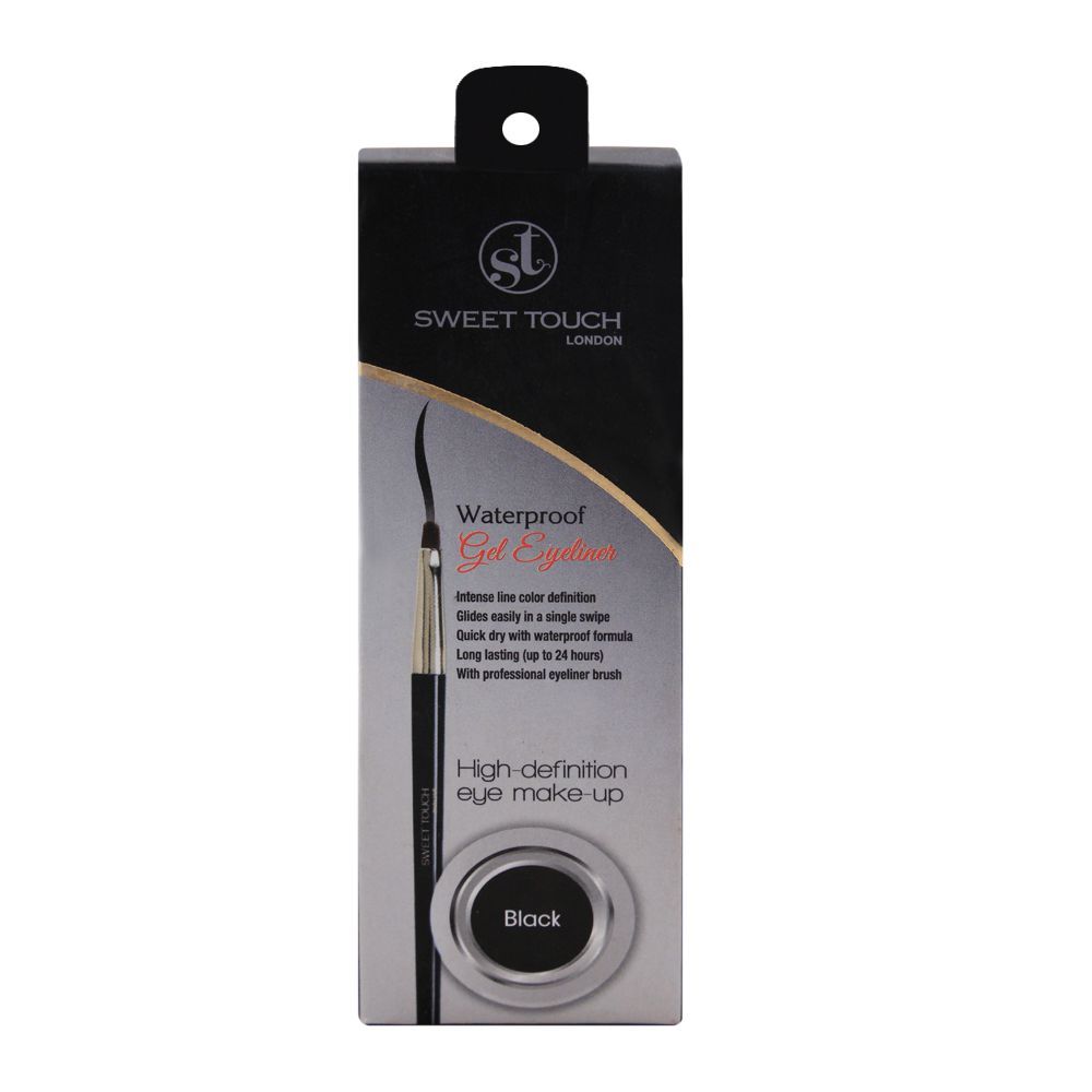 SWEET TOUCH GEL EYELINER BLACK | Best Price in Pakistan original skincare product Pakistan مرکزی تصویر