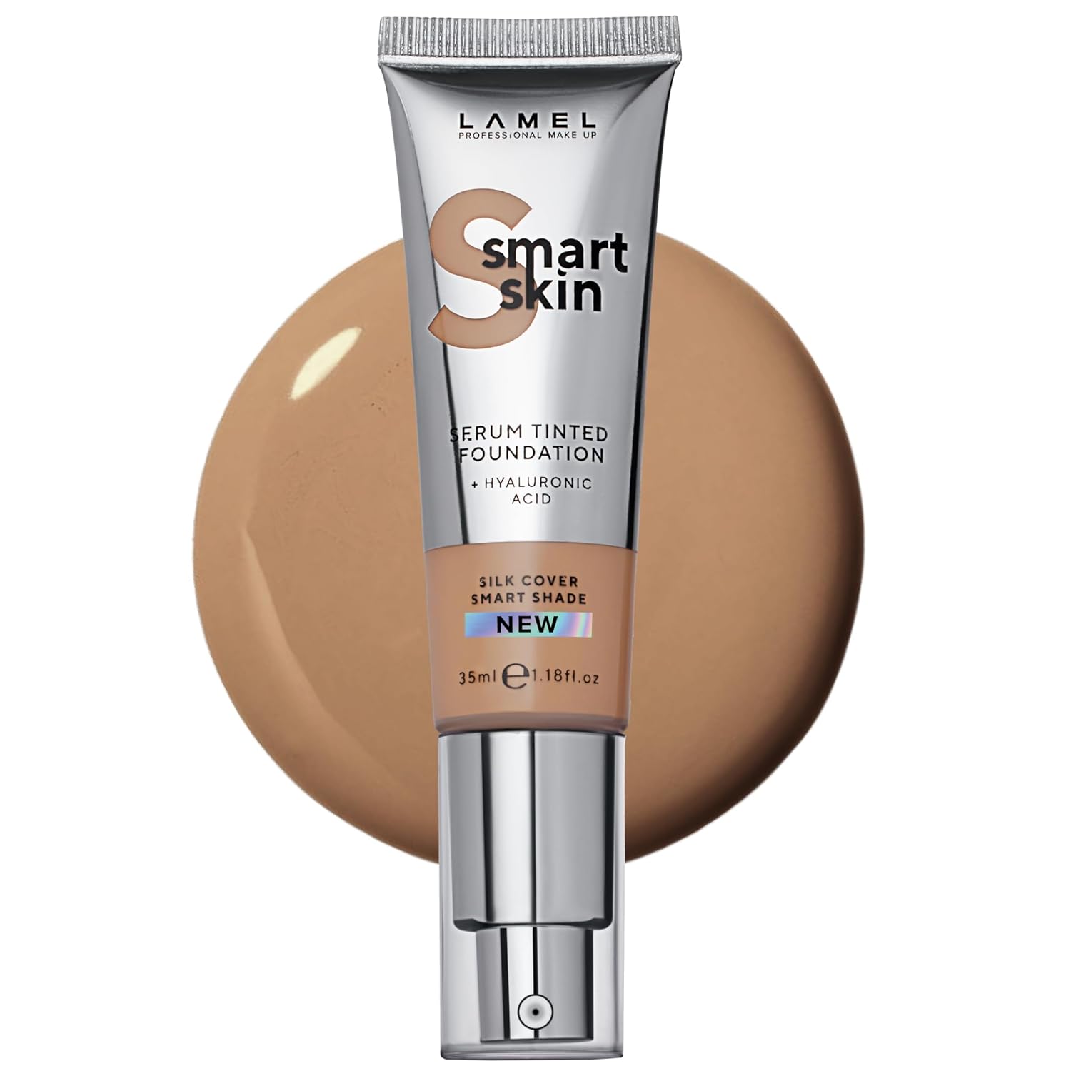 Lamel | Smart Skin Serum Tinted Foundation 407 35ml | Best Price in Pakistan original skincare product Pakistan مرکزی تصویر