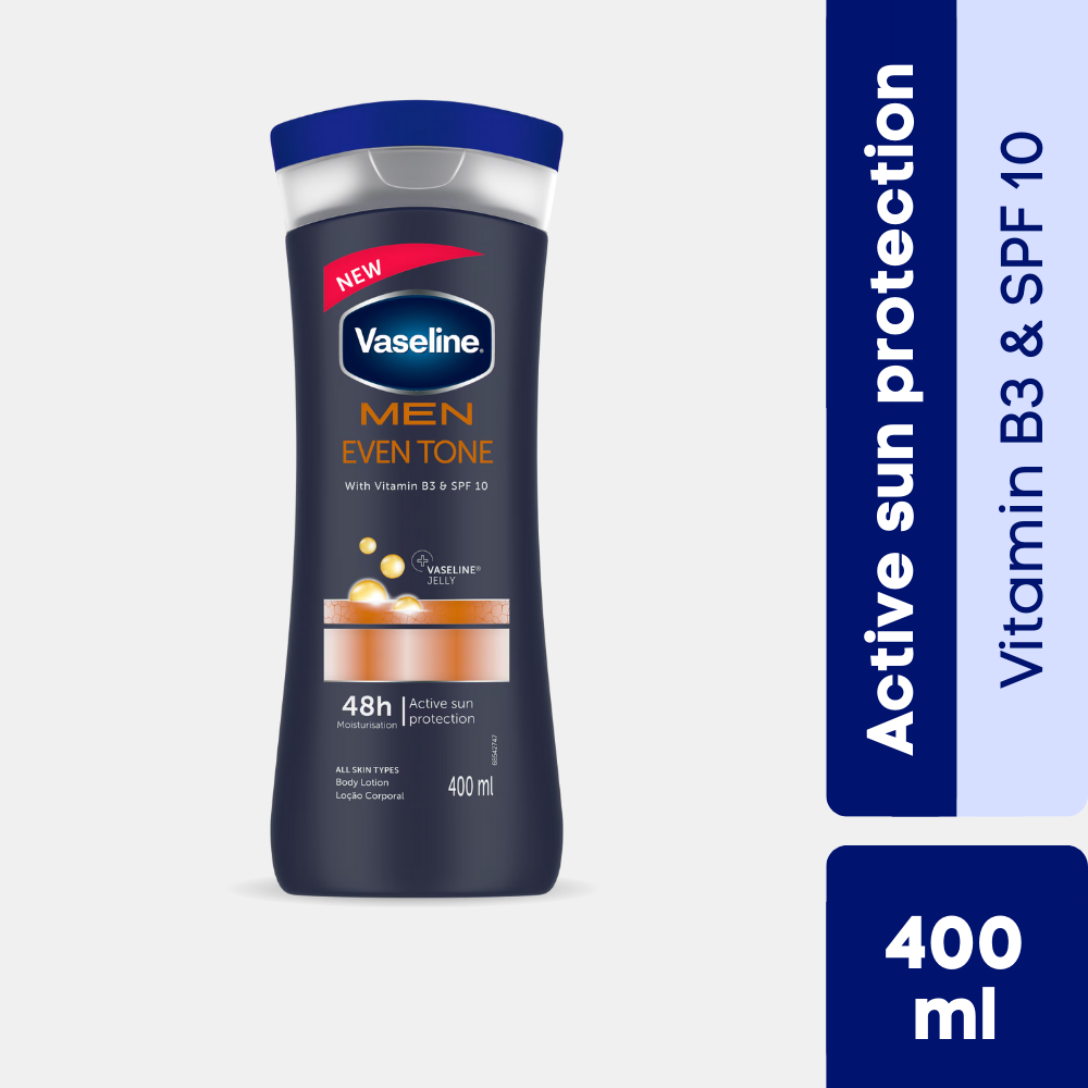 Vaseline Men Even Tone Body Lotion |  400ml | Best Price in Pakistan original skincare product Pakistan