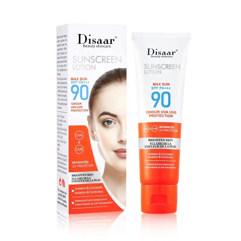 Disaar | Sunscreen Lotion Max Sun SPF50 Advanced Anti | UV Protector | 50ml | Best Price in Pakistan original skincare product Pakistan Main image
