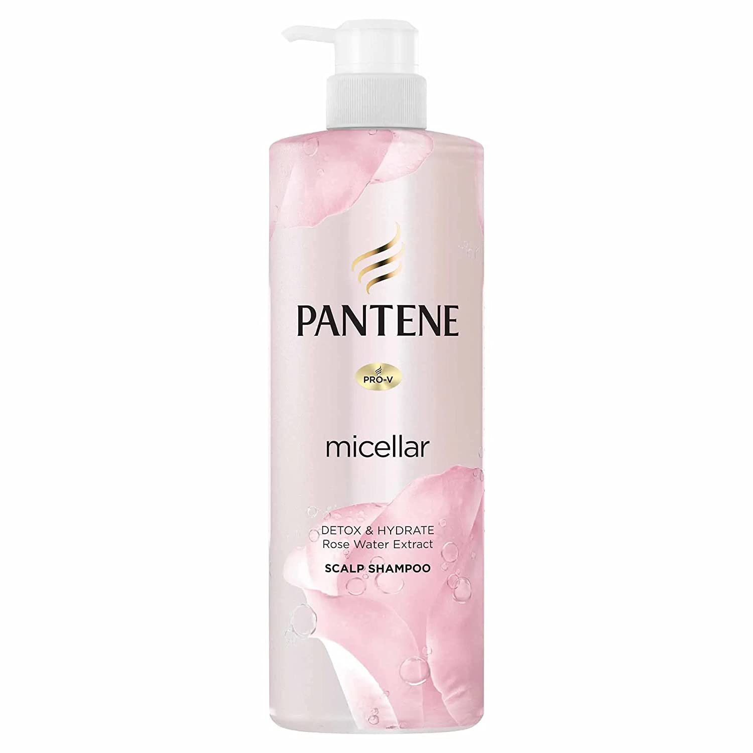 Pantene Pro-V Shampoo Micellar Detox & Hydrate Rose Water Extract | 530Ml | Best Price in Pakistan original skincare product Pakistan