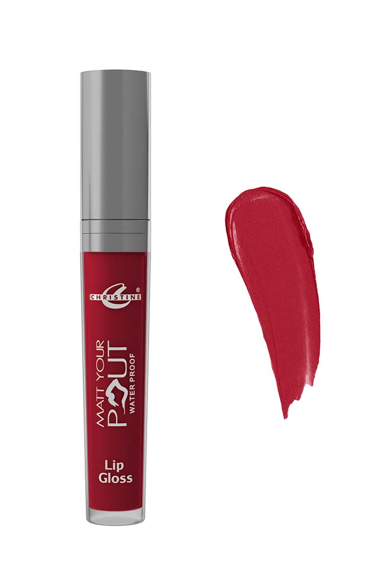 Christine | Matt Lip Gloss | Best Price in Pakistan original skincare product Pakistan مرکزی تصویر