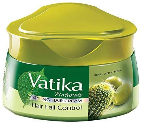 Vatika- Styling Hair Cream Hair Fall Control Cactus, Ghergir & Olive 140Ml | Best Price in Pakistan original skincare product Pakistan