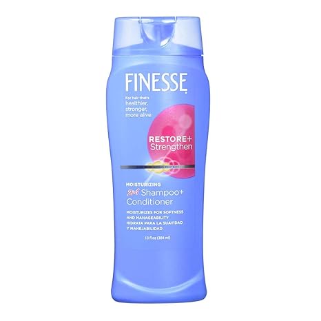Finesse | Shampoo Restore + Strengthen Moisturising 2in1 | 384ml | Best Price in Pakistan original skincare product Pakistan