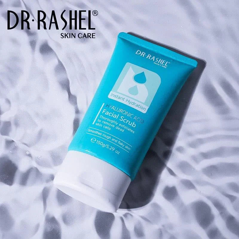 Dr Rashel | Hyaluronic Acid Instant Hydration Facial Scrub | 150g | Best Price in Pakistan original skincare product Pakistan Main image