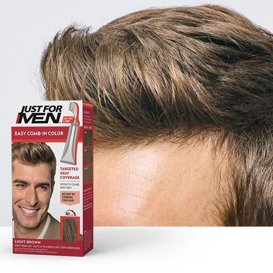 Just For Men | Easy Comb-In Color | Light Brown | Best Price in Pakistan original skincare product Pakistan
