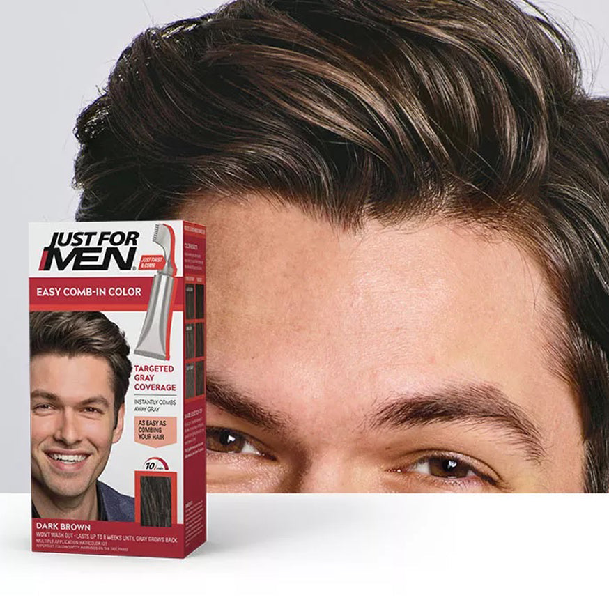 Just For Men | Easy Comb-In Color | Dark Brown | Best Price in Pakistan original skincare product Pakistan