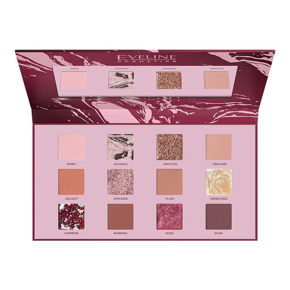 EVELINE EYE SHADOW PALETTE 12 COLORS SHOCKING NUDES | Best Price in Pakistan original skincare product Pakistan