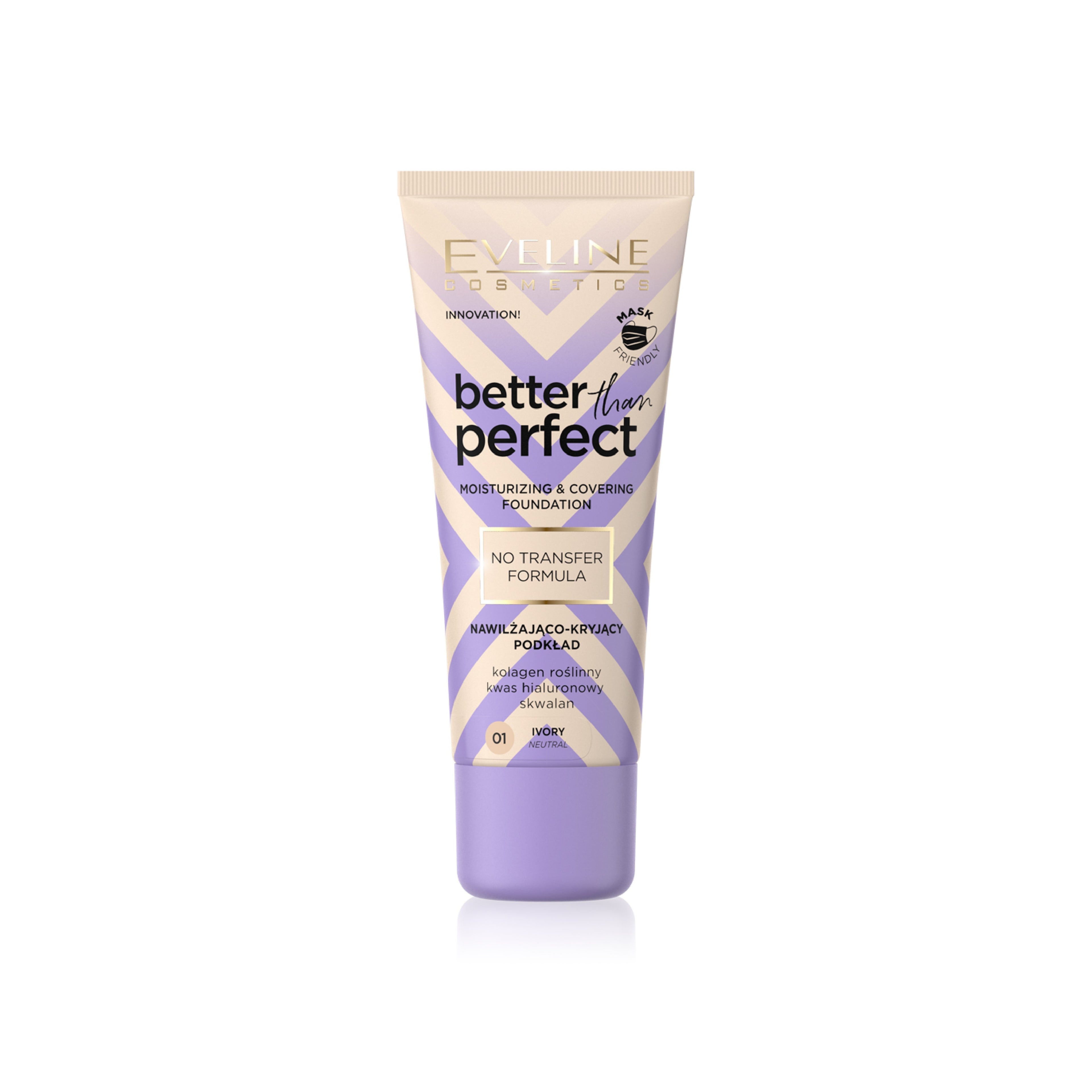 EVELINE BETTER THAN PERFECT FOUNDATION 01 IVORY | Best Price in Pakistan original skincare product Pakistan