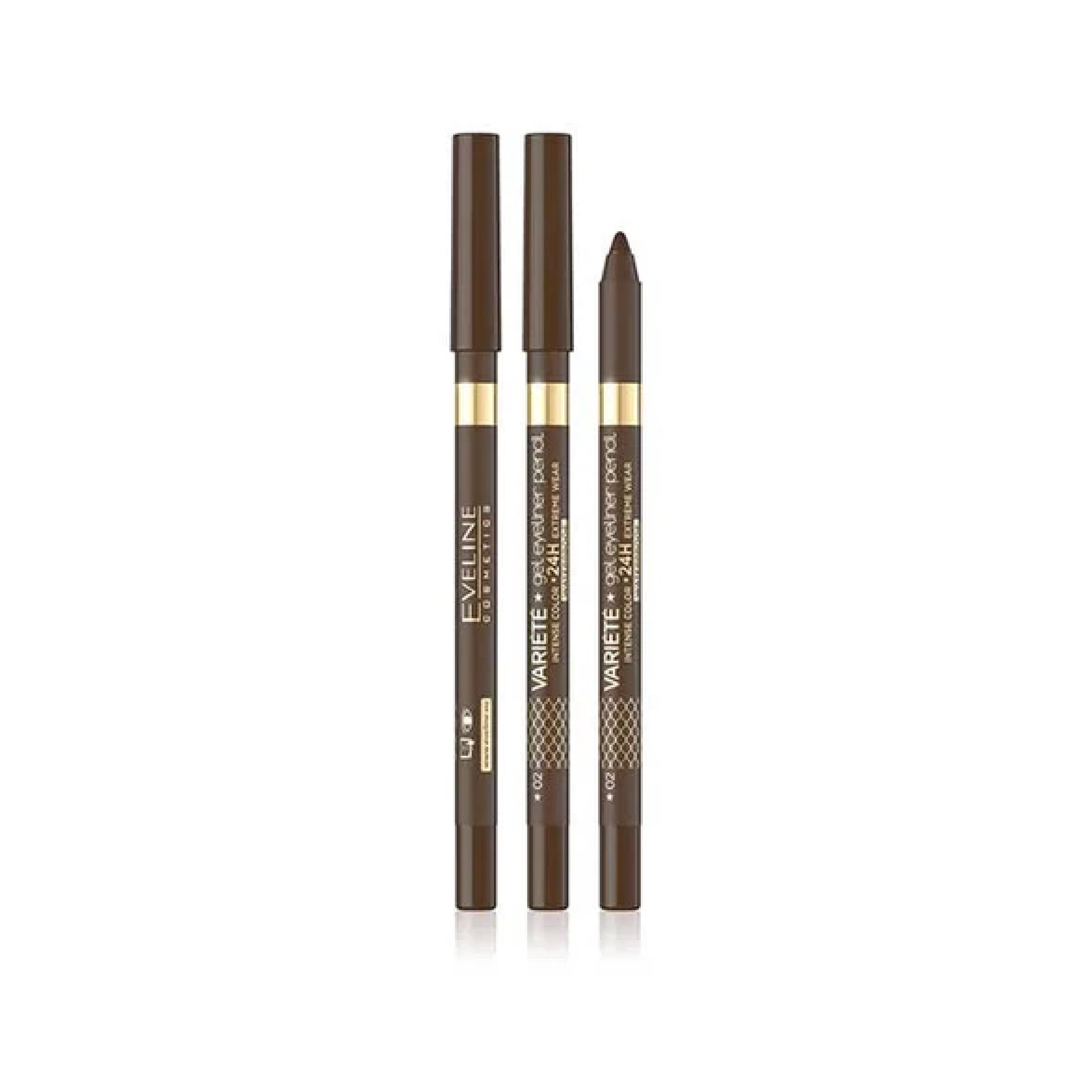 EVELINE VARIETE GEL EYELINER PENCIL # 02 BROWN | Best Price in Pakistan original skincare product Pakistan