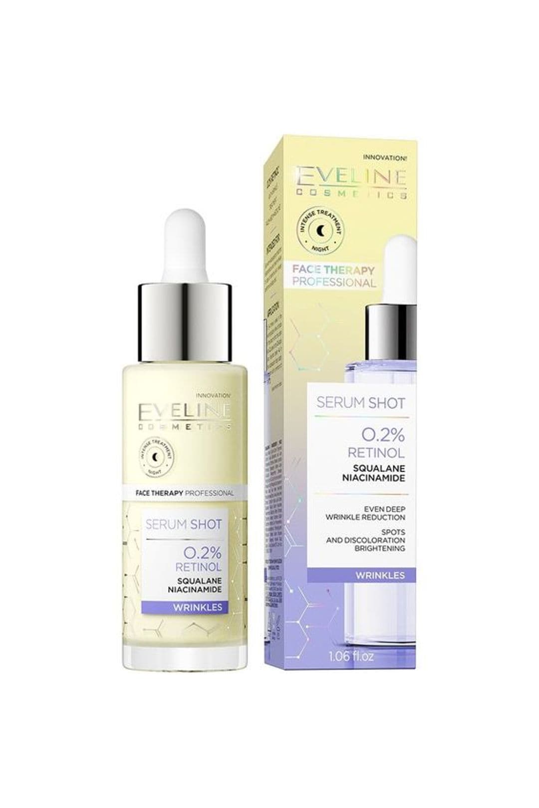 Eveline Serum Shot 0.2% Retinol Squalane Niacinamide | 30ml | Best Price in Pakistan original skincare product Pakistan Main image