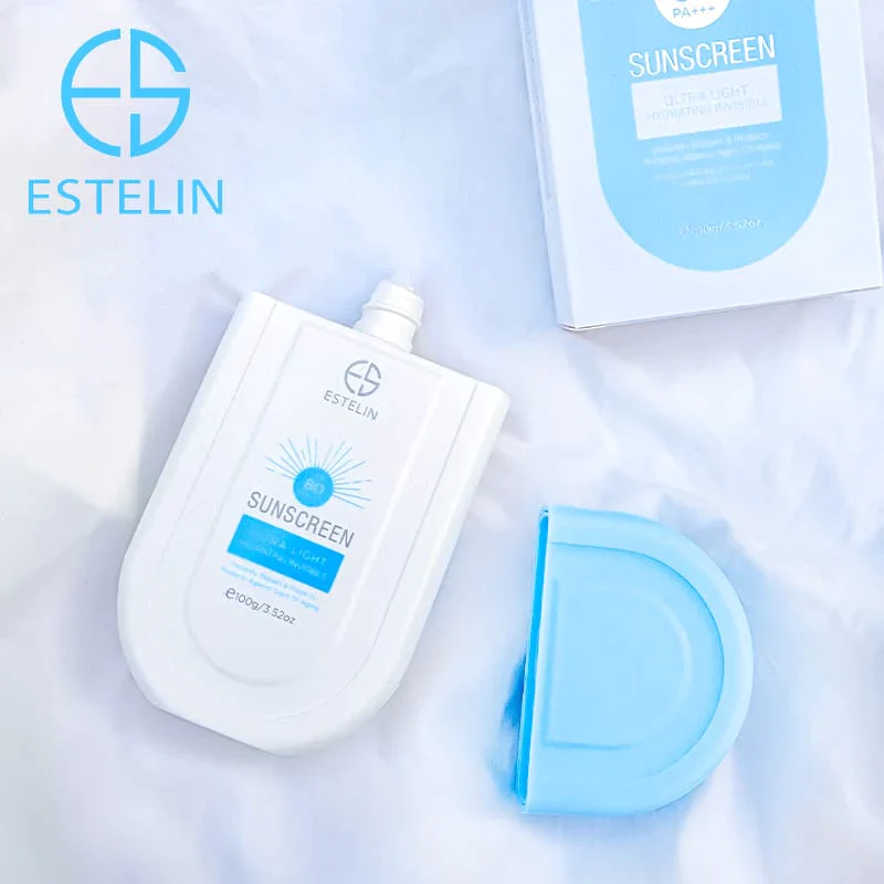 Estelin | Ultra Light Hydrating Invisible Sunscreen SPF 80+ 100g | Best Price in Pakistan original skincare product Pakistan