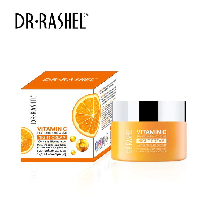 Dr.Rashel Vitamin C Brightening & Anti-Aging Night Cream  50G | Best Price in Pakistan original skincare product Pakistan Main image
