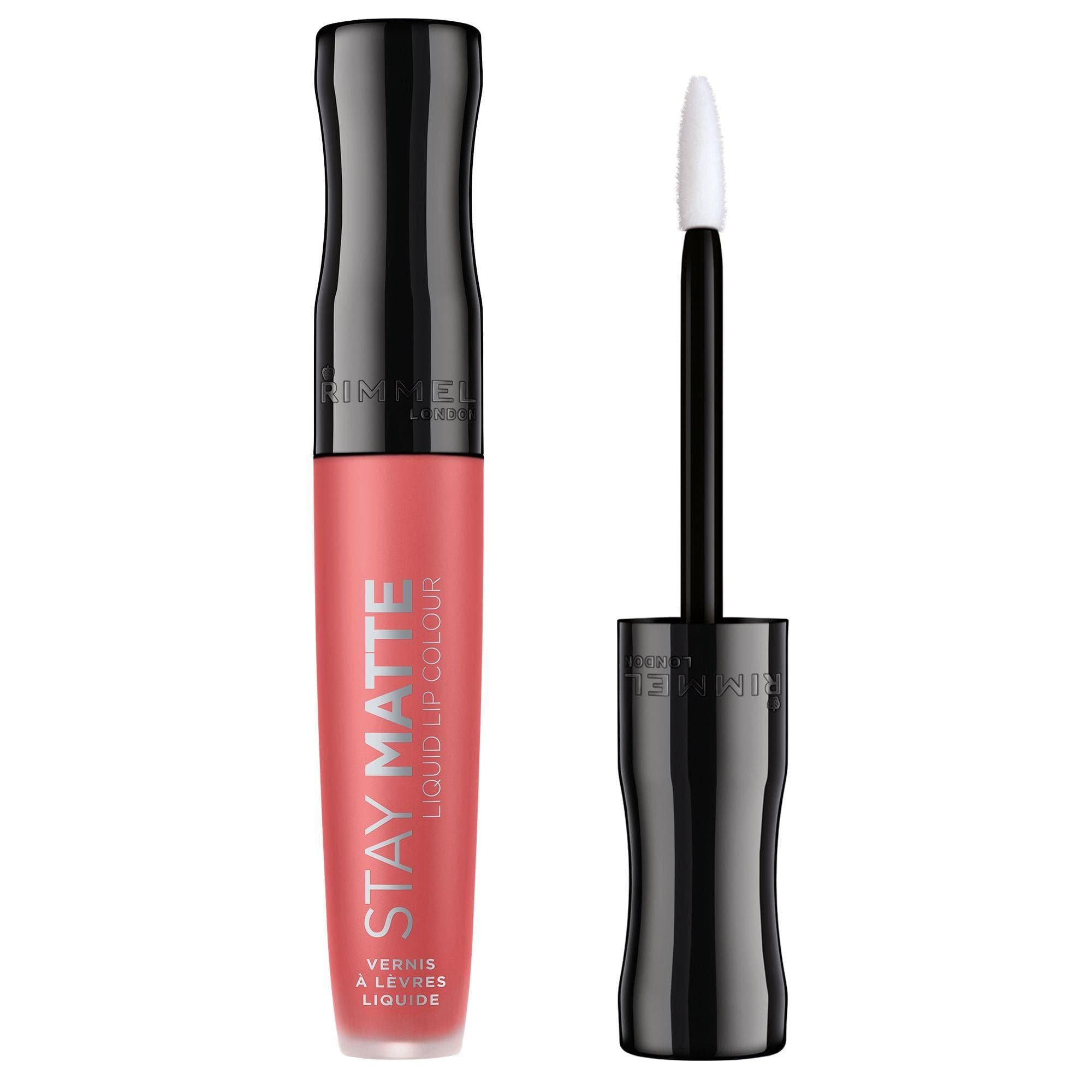 Rimmel Stay Matte Liquid Lip Colour | 600 Coral Sass | Best Price in Pakistan original skincare product Pakistan