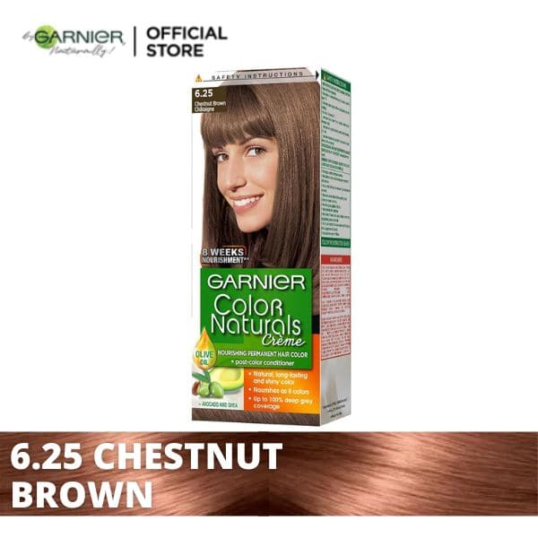 Garnier Color Naturals | 6.25 Chestnut Brown | Best Price in Pakistan original skincare product Pakistan Main image