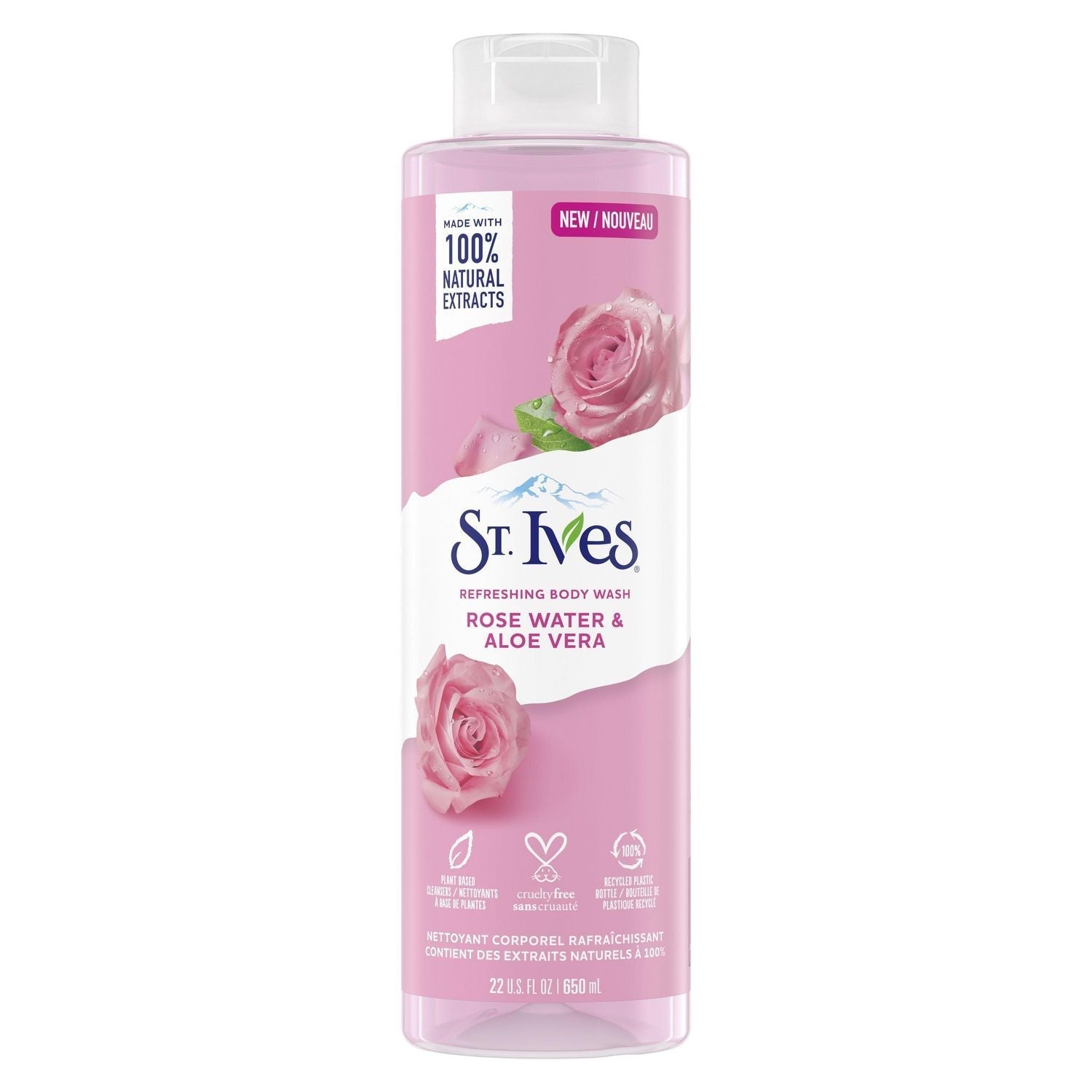 St.Ives | Rose Water & Aloe Vera Body Wash | 650ml | Best Price in Pakistan original skincare product Pakistan
