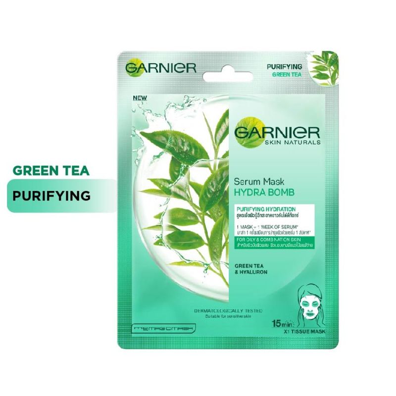 Garnier Serum Mask Hydra Bomb Intense Hydrating Purify Tissue Mask 28G | Best Price in Pakistan original skincare product Pakistan Main image