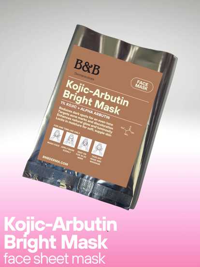 B&B Derma | Kojic-Arbutin Bright Mask | Best Price in Pakistan original skincare product Pakistan مرکزی تصویر