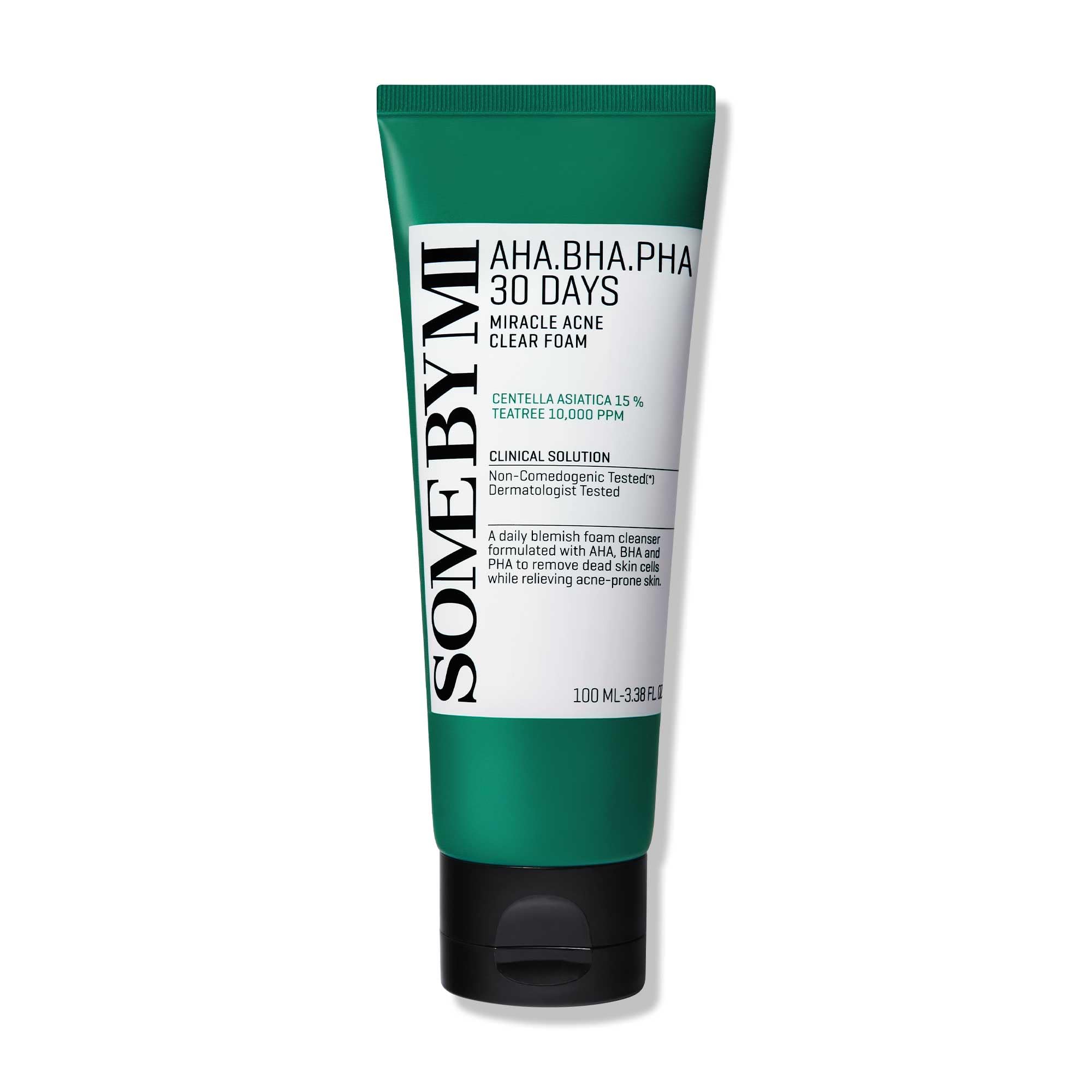Some By Mi AHA BHA PHA 30 Days Miracle Acne Clear Foam/100ml | Best Price in Pakistan original skincare product Pakistan Main image