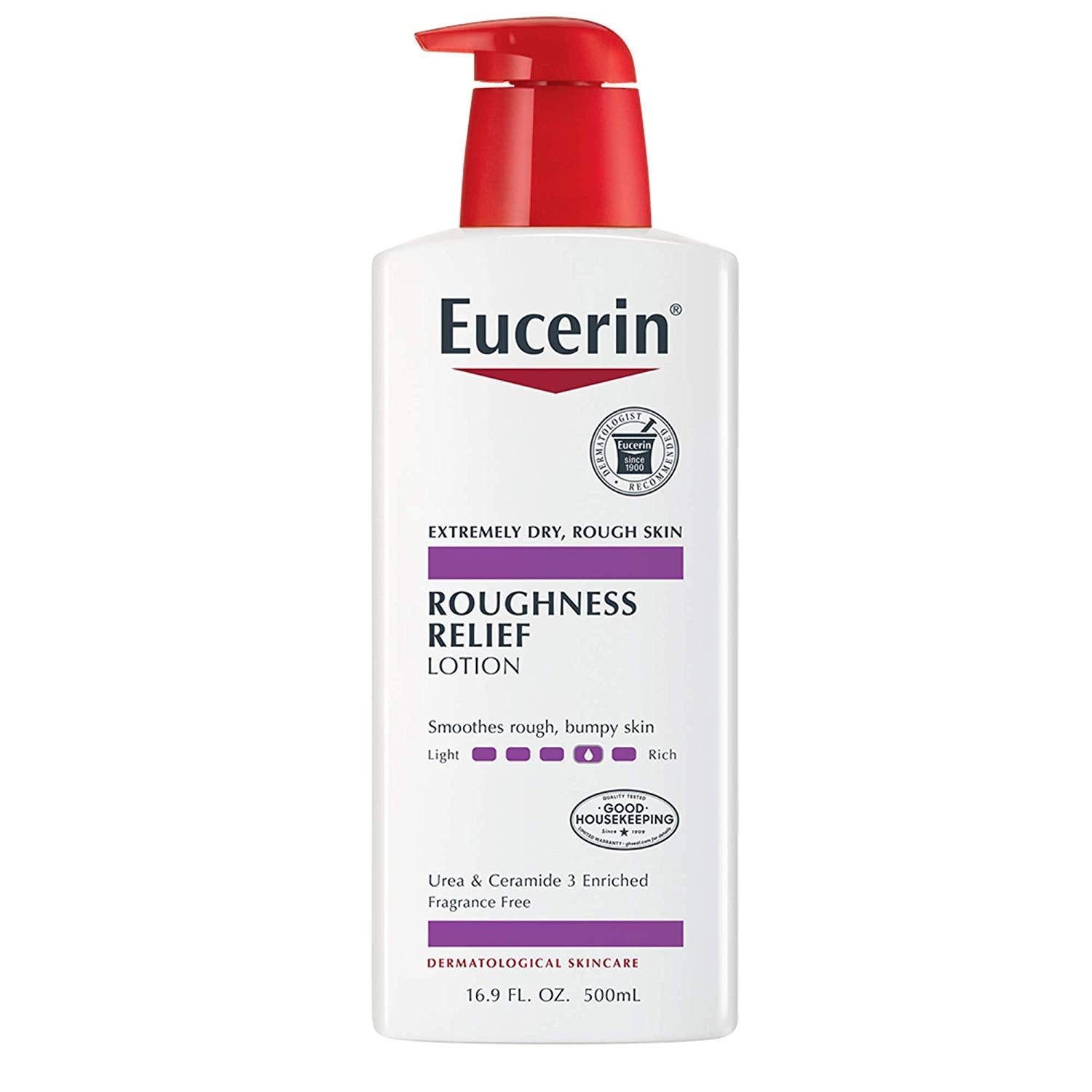 Eucerin Roughness Relief Lotion Extremely Dry, Rough Skin 16.9Oz | 500Ml | Best Price in Pakistan original skincare product Pakistan مرکزی تصویر