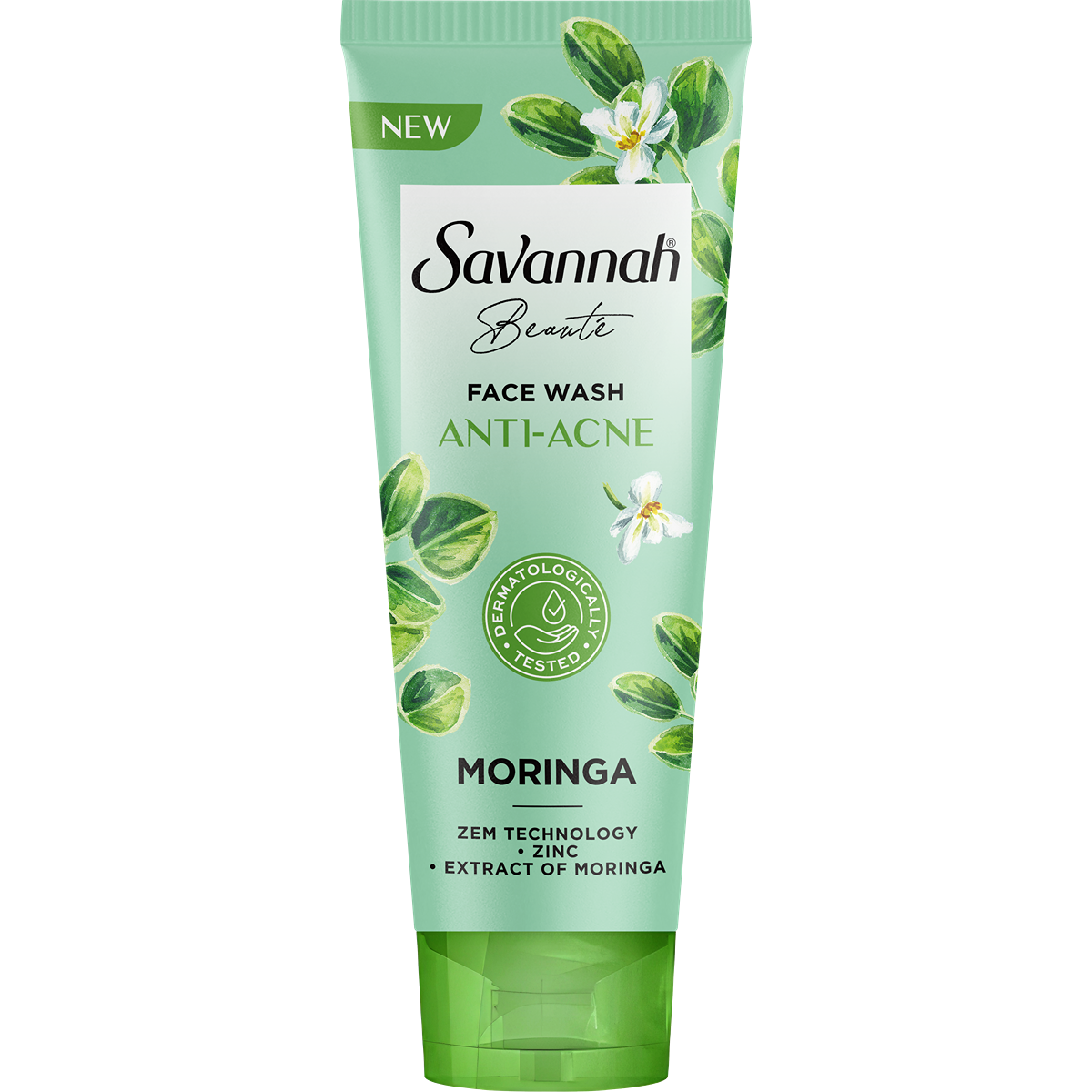 Savannah | Beauté Anti-Acne Moringa Facewash | 100 ml | Best Price in Pakistan original skincare product Pakistan