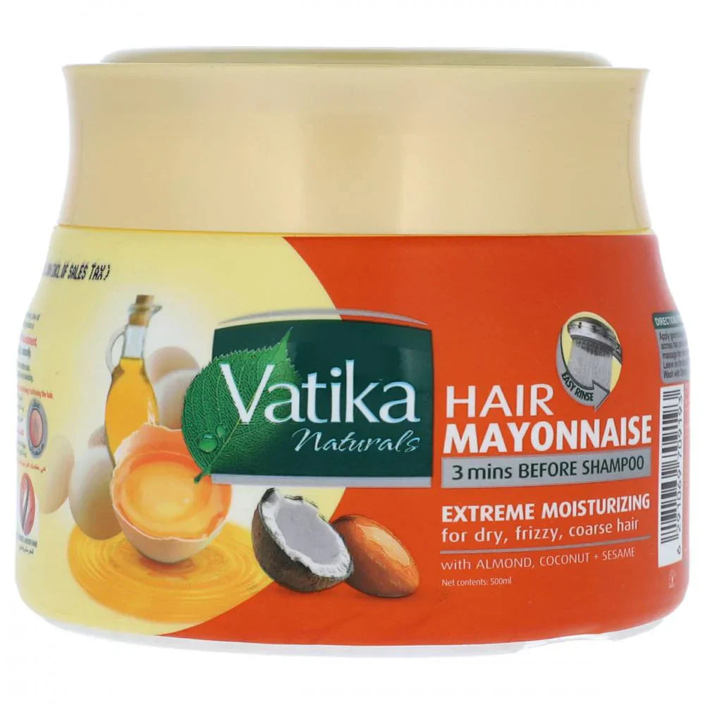 Vatika Hair Mayonnaise Extreme Moisturizing 500Ml | Best Price in Pakistan original skincare product Pakistan مرکزی تصویر