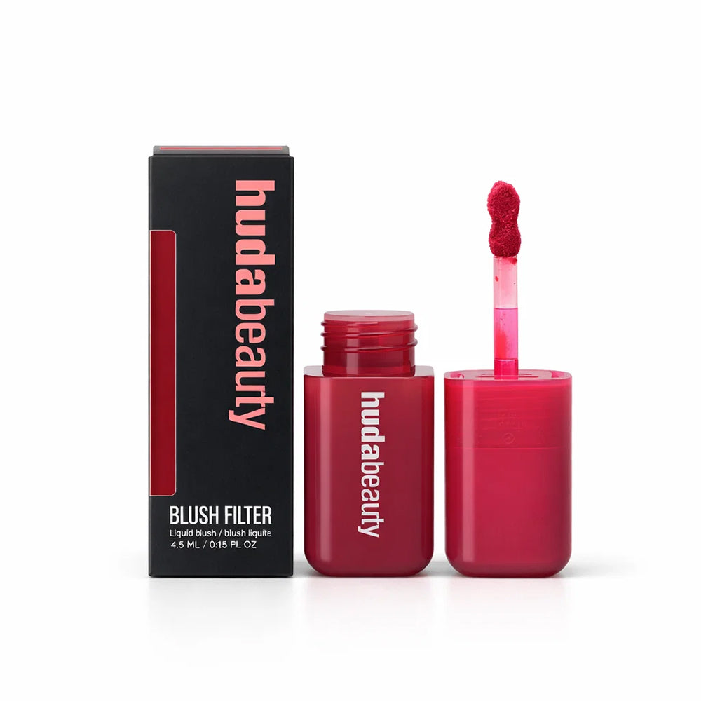 HUDA BEAUTY LIQUID BLUSH FILTER BLACK CHERRY 4.5ML | Best Price in Pakistan original skincare product Pakistan