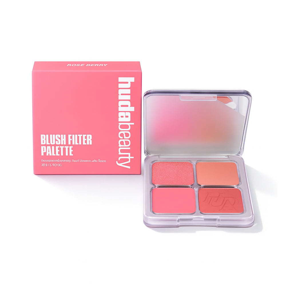 HUDA BLUSH FILTER BLUSH PALETTE ROSE BERRY 7.5G | Best Price in Pakistan original skincare product Pakistan