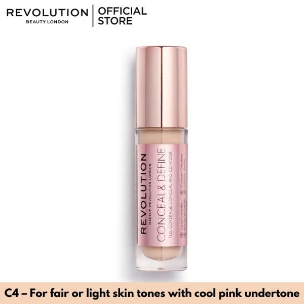 Makeup Revolution Conceal and Define Concealer | Best Price in Pakistan original skincare product Pakistan