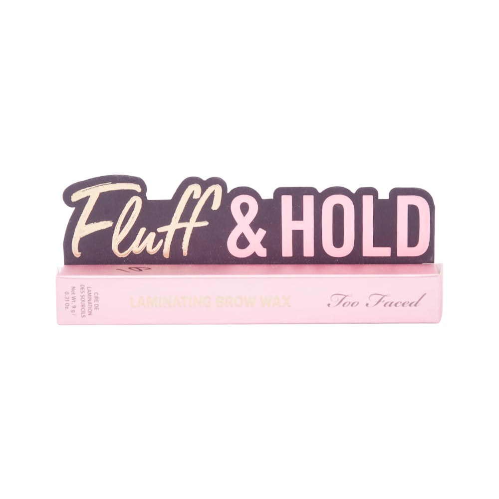TOO FACED FLUFF & HOLD LAMINATING CRYSTAL CLEAR BROW WAX | Best Price in Pakistan original skincare product Pakistan مرکزی تصویر