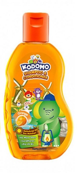 Kodomo | Shampoo & Conditioner Orange | 200Ml | Best Price in Pakistan original skincare product Pakistan
