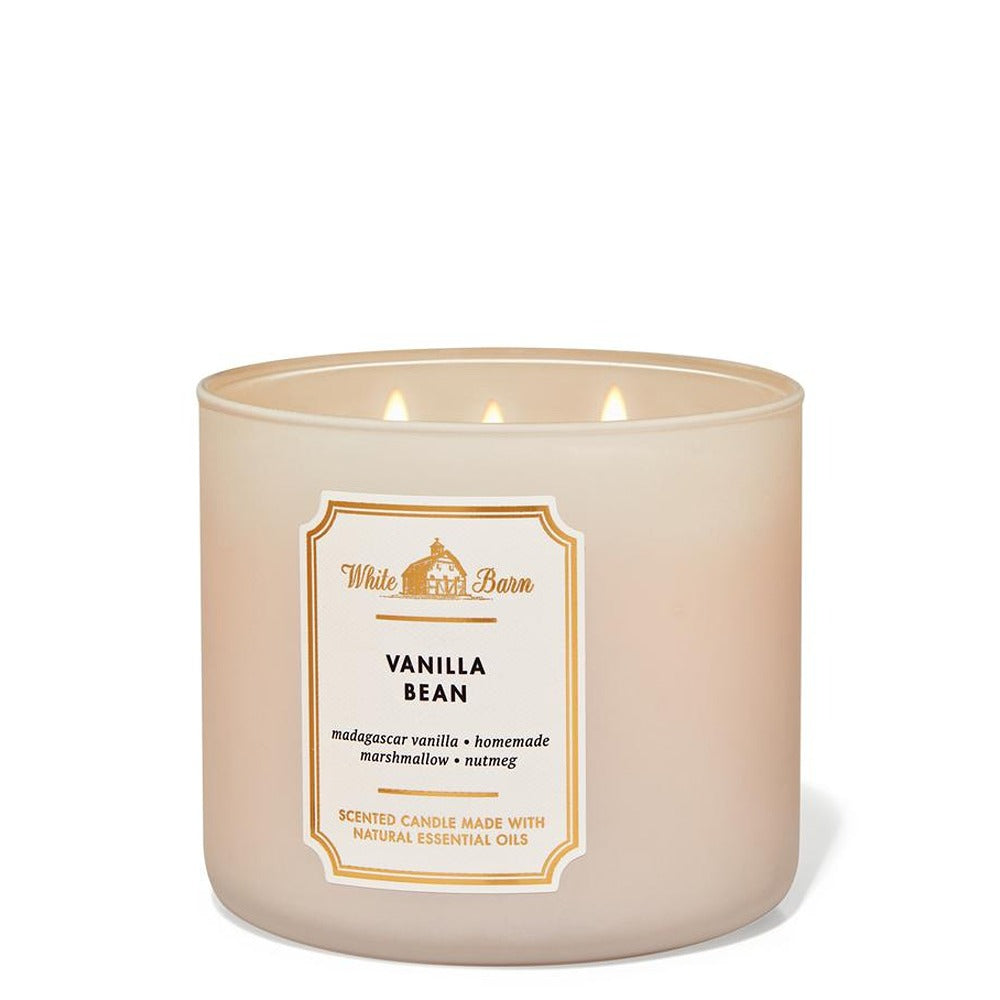 Bath & Body Works | 3 Wick Candles Cylinder | Vanilla Bean | Best Price in Pakistan original skincare product Pakistan