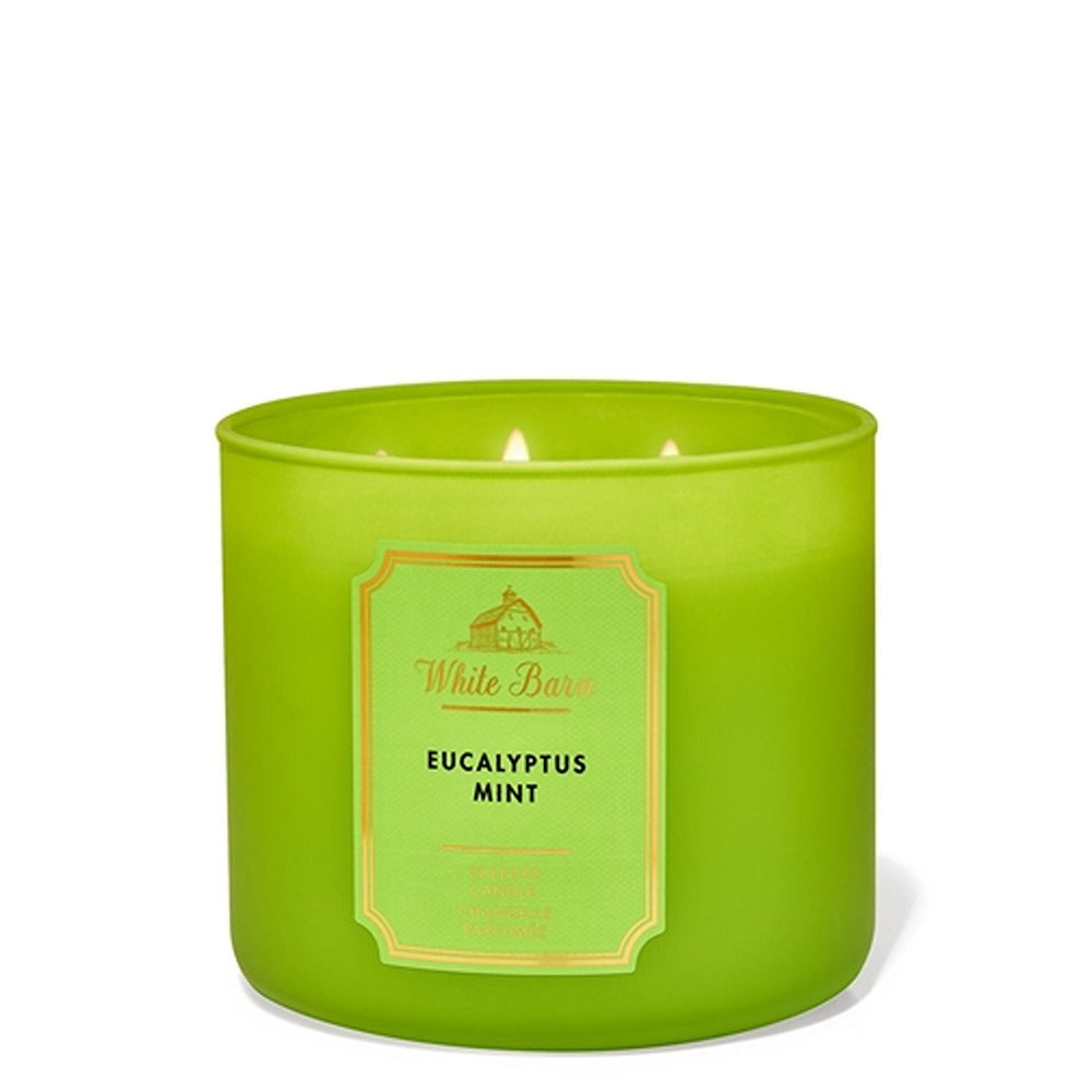 Bath & Body Works | 3 Wick Candles Cylinder | Eucalyptus Spearmint | Best Price in Pakistan original skincare product Pakistan Main image