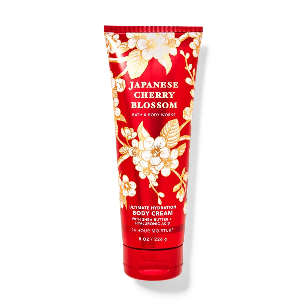 Bath & Body Works | Body Cream | Japanese Cherry Blossom 226g | Best Price in Pakistan original skincare product Pakistan مرکزی تصویر