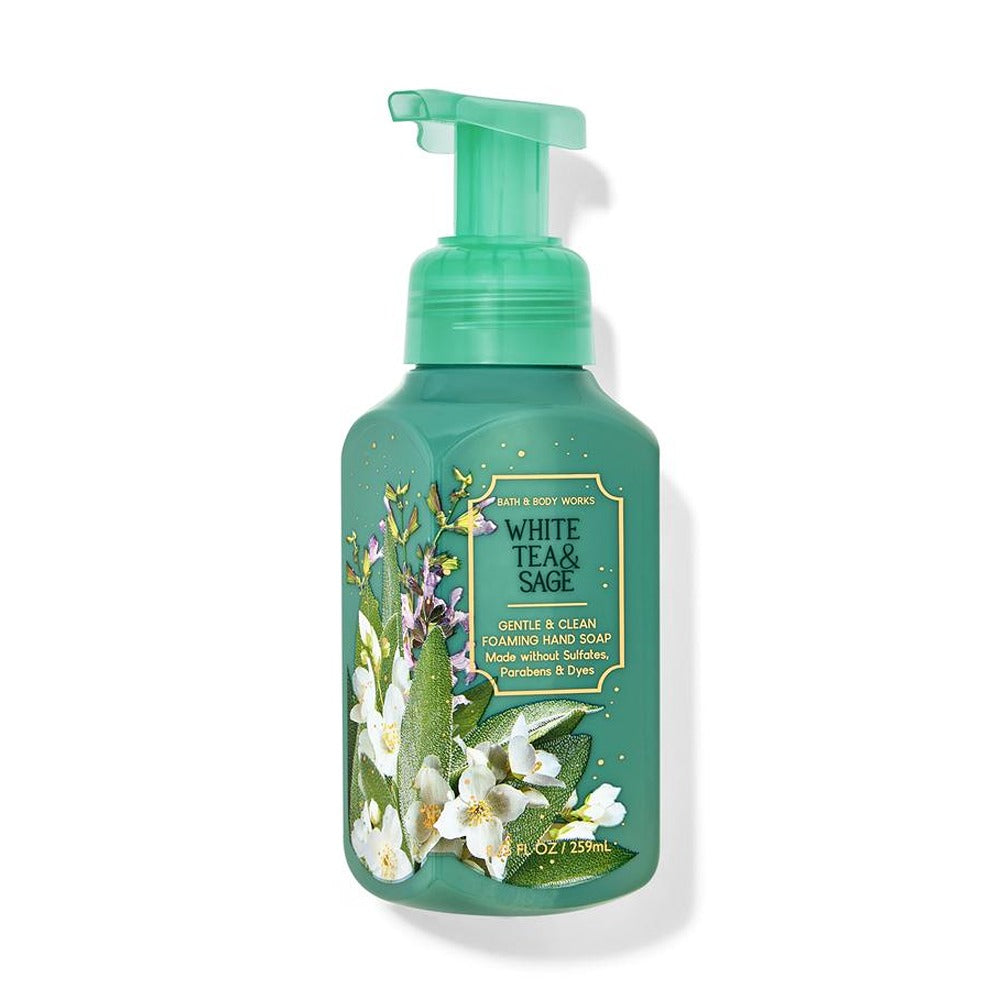 Bath & Body Works | Foaming Soap | White Tea N Sage 259ml | Best Price in Pakistan original skincare product Pakistan