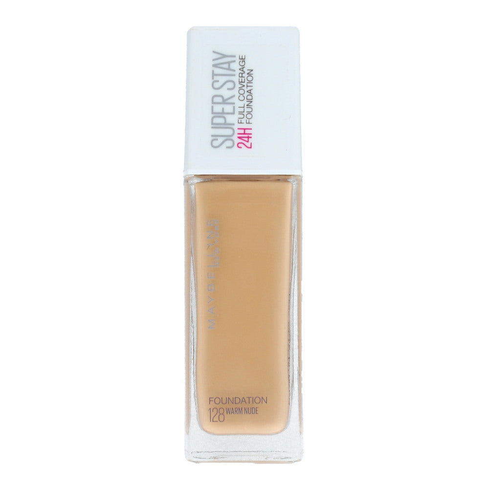 MAYBELLINE SUPERSTAY 24H FULL COVERAGE FDT 128 WARM NUDE | Best Price in Pakistan original skincare product Pakistan